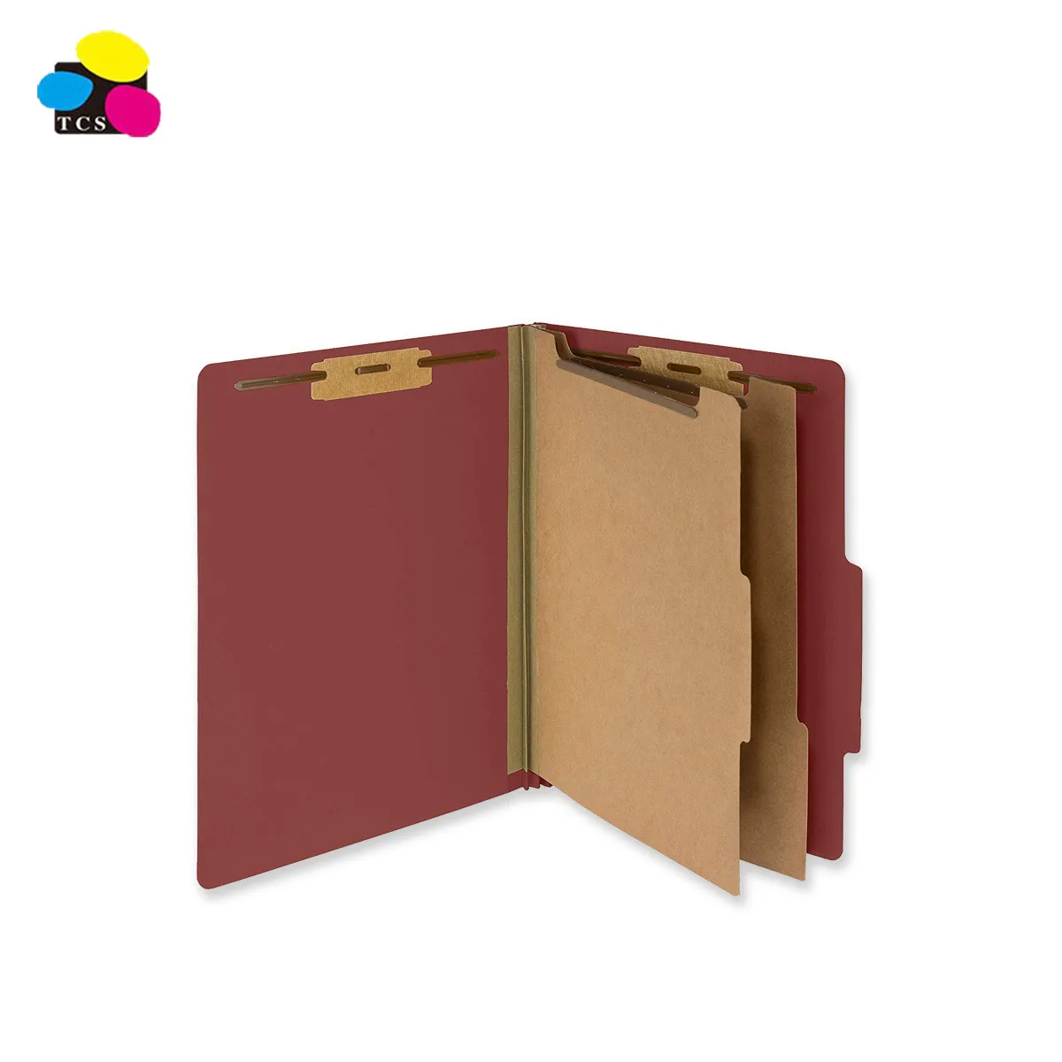 Офисная продукция, красный разделитель из крафт-бумаги размером 27pt Pressboard, 17pt, 10 шт./коробка, папка для классификации файлов