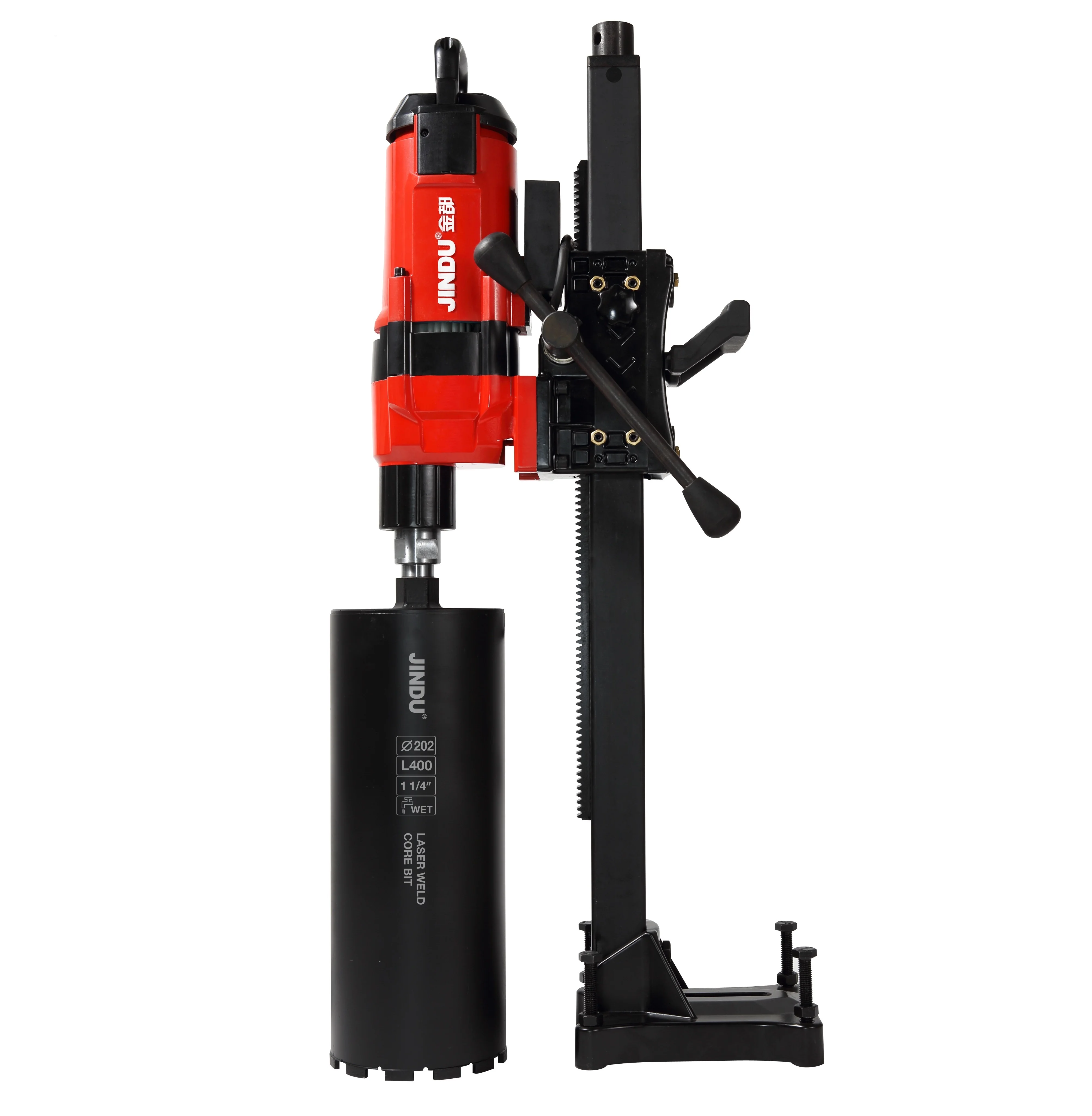 Top Selling 4200W 550 r/min Rotating Speed Heavy Duty Diamond Core Drill Machine With Bracket For Large Deep Holes