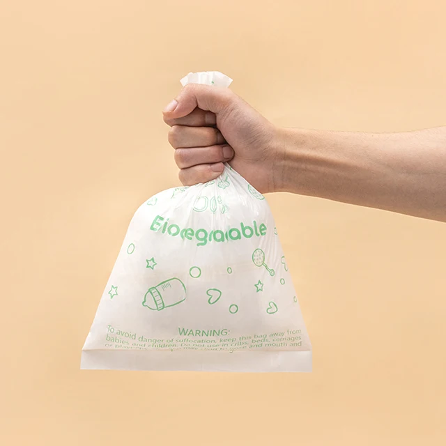 ECO BOOM bamboo bio degradable organic procurement wholesale diaper trash bag