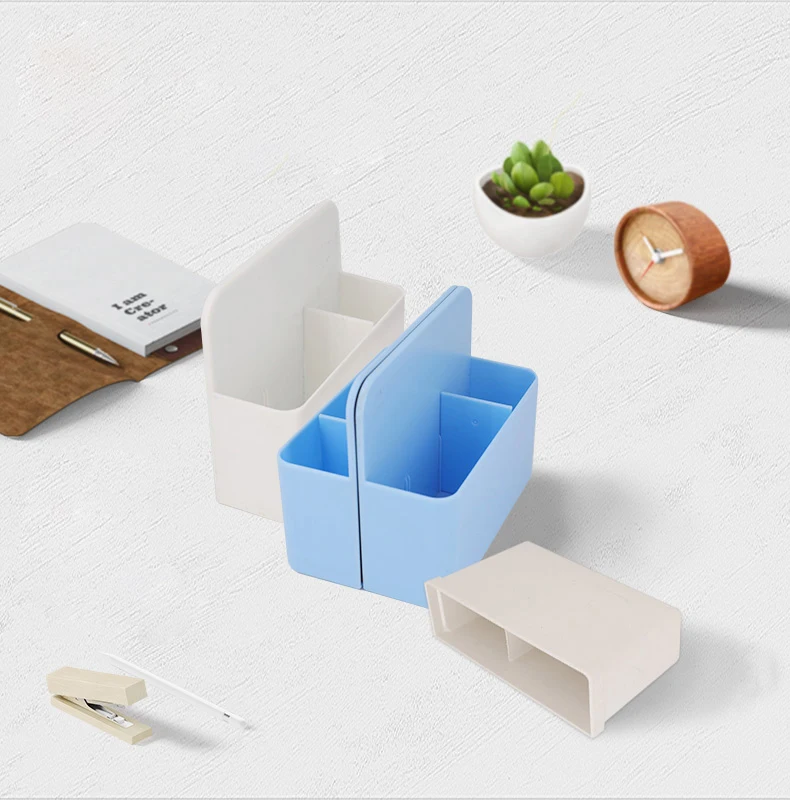 Office whiteboard pen eraser storage organizer magnetic plastic marker holder tray for refrigerator