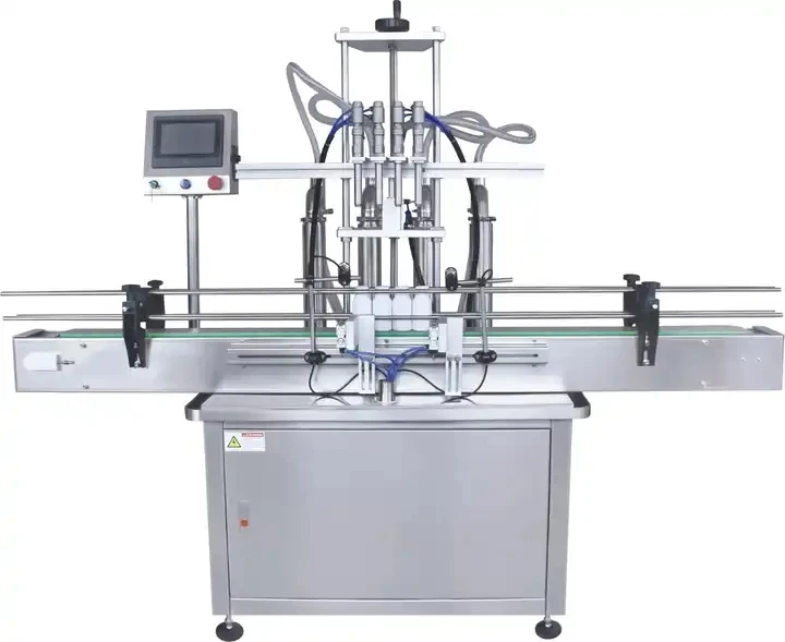 1 /4 /6 Heads Piston Pump Fruit Juice Soap Detergent Skincare Mouthwash Cosmetic Bottle Laundry Liquid Filling Machine Food