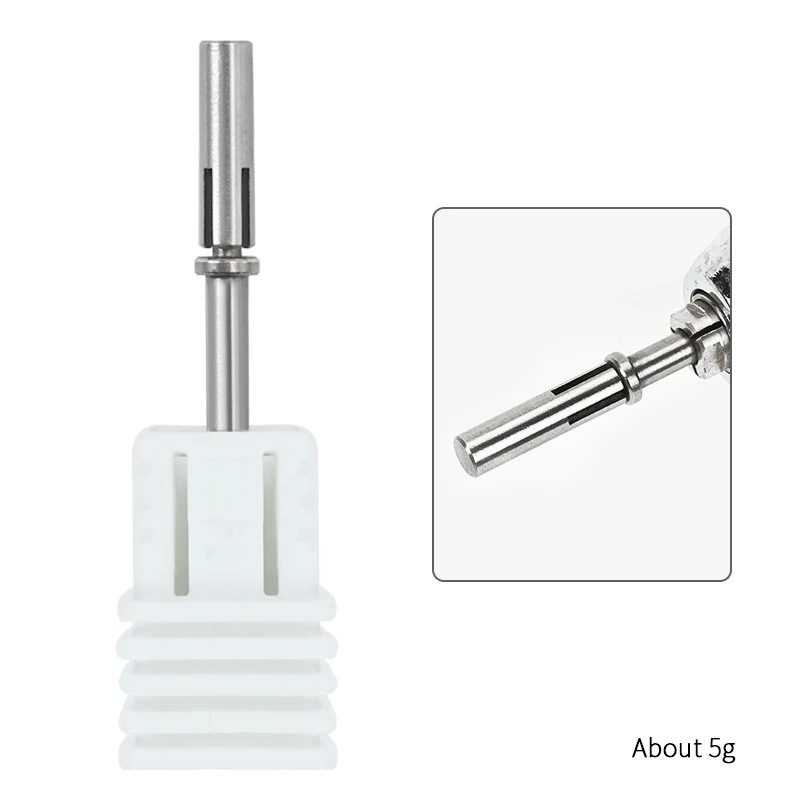 Upgraded 3.1mm small nail polish sand ring bearing mini set sand ring shaft core nail repair and removal polishing head
