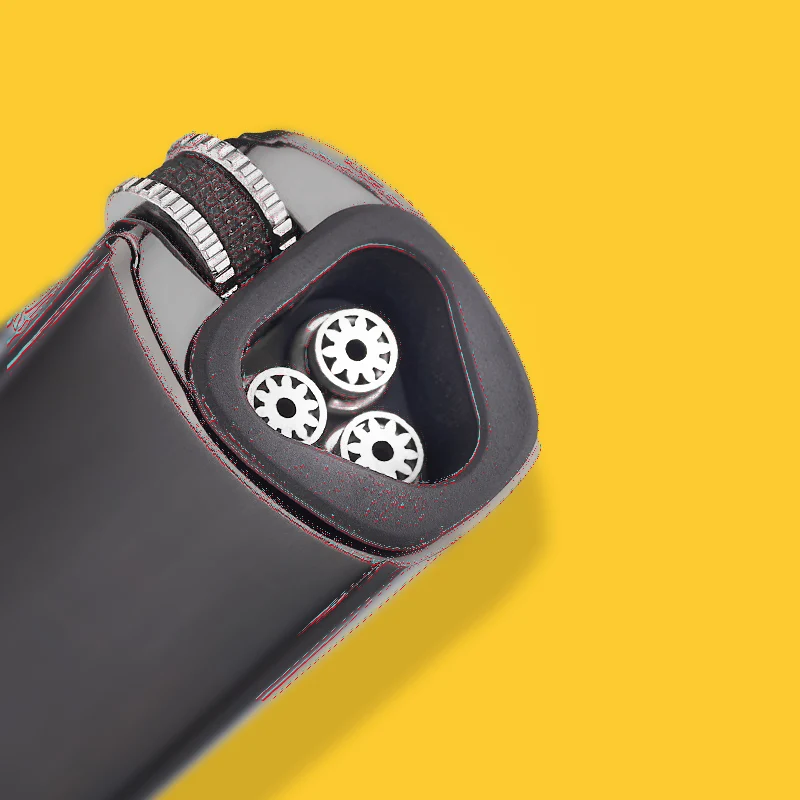 Triple Jet flame cigar lighter windproof jet lighter refillable butane triple torch cigar lighter