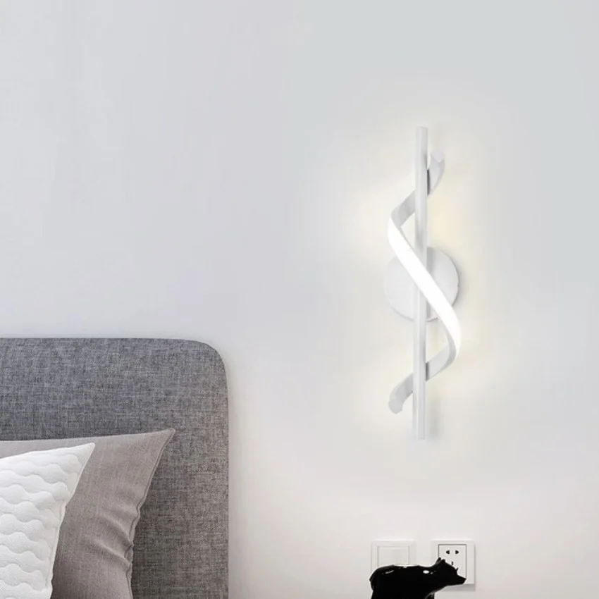 Modern led wall light metal living room wall sconce lighting