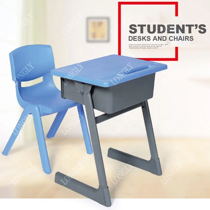 High Quality School Furniture Plastic School Table and Chair for Wholesale