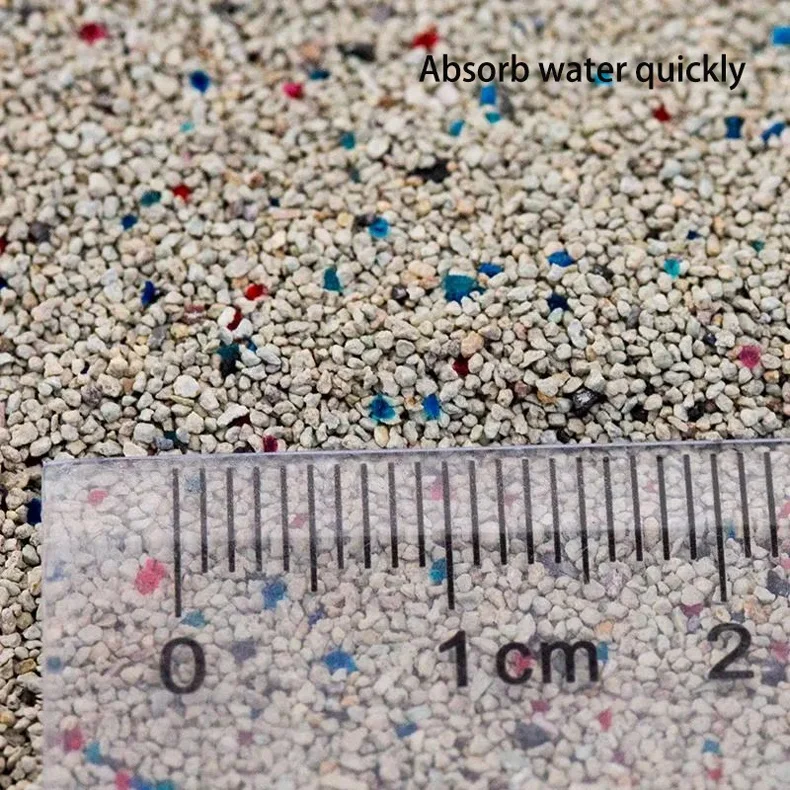 Custom Eco Friendly Fast Clumping Crushed Bentonite Clay Dust Free Volcanic Cat Litter Sand