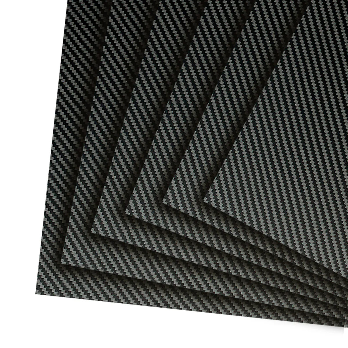 2mm 3mm 4mm 5mm 500x600mm 3K Carbon Fiber Sheet Twill Matte Surface