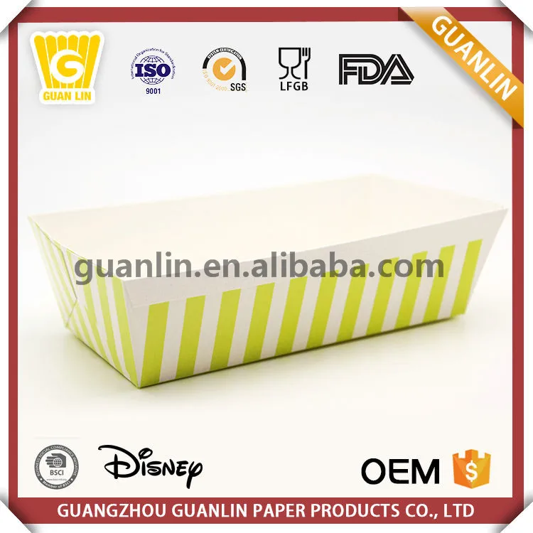 
china manufacturers wholesale price C1S art corrugated rectangle paper loaf pans 