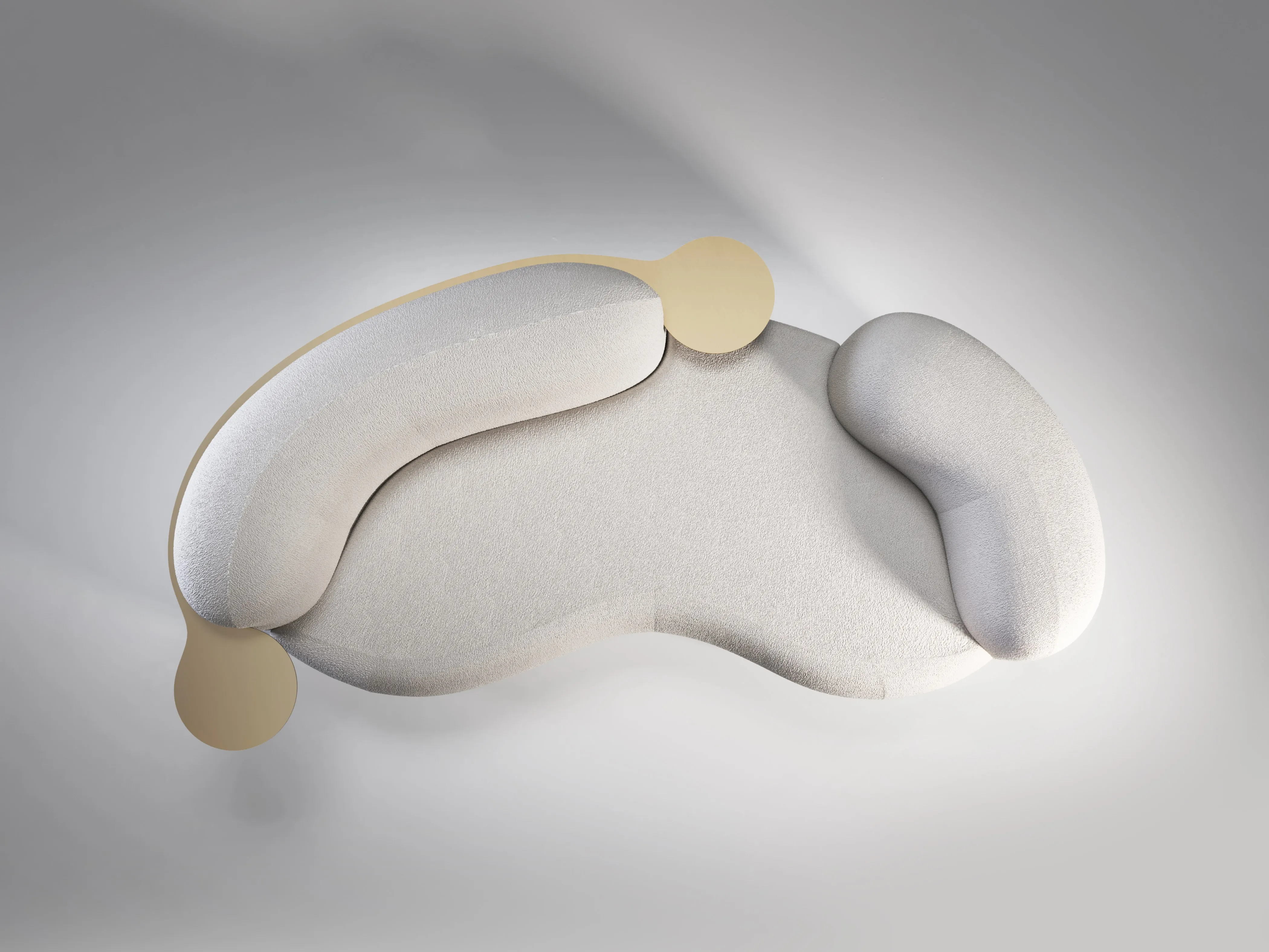 Modern living room furniture curved design sofa set furniture comfortable fabric living room sofas