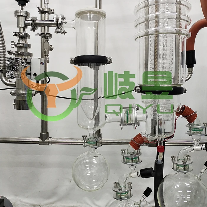 Fast Delivery Training Provided Customized Evaporation Systems High Vacuum Environment Glass Wiped Film Molecular Distillation