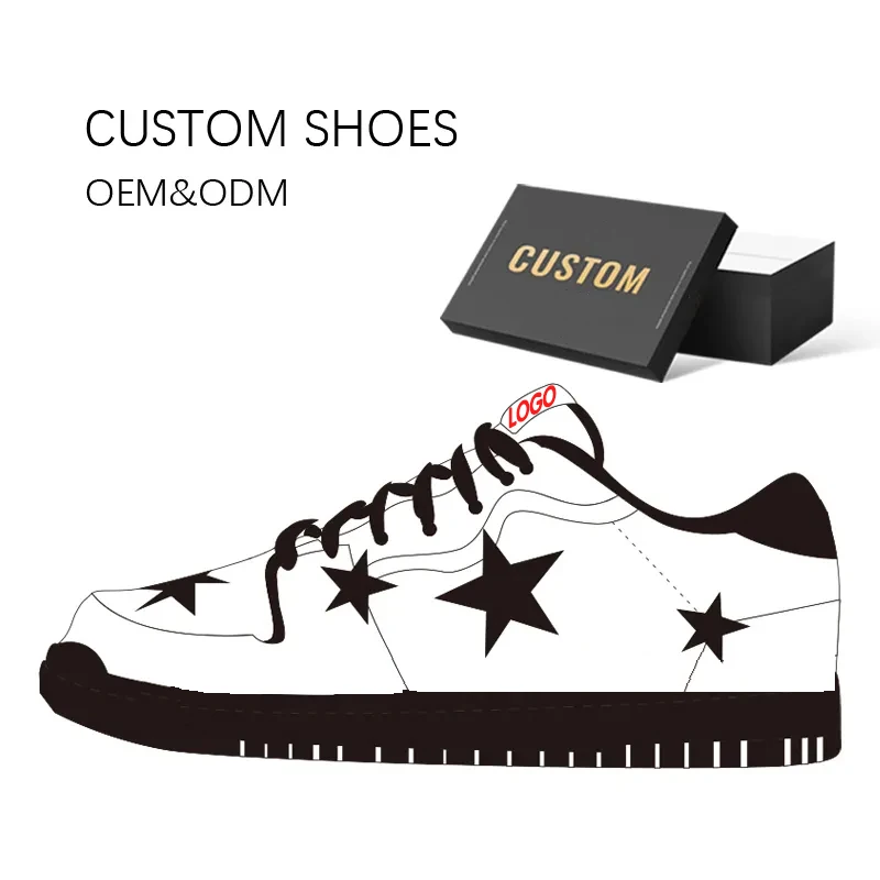 Custom Luxury Brand Logo Men Women Skateboard Shoes Manufacturer Casual Leather Sneakers Trendy Low Top Custom Sb Shoes