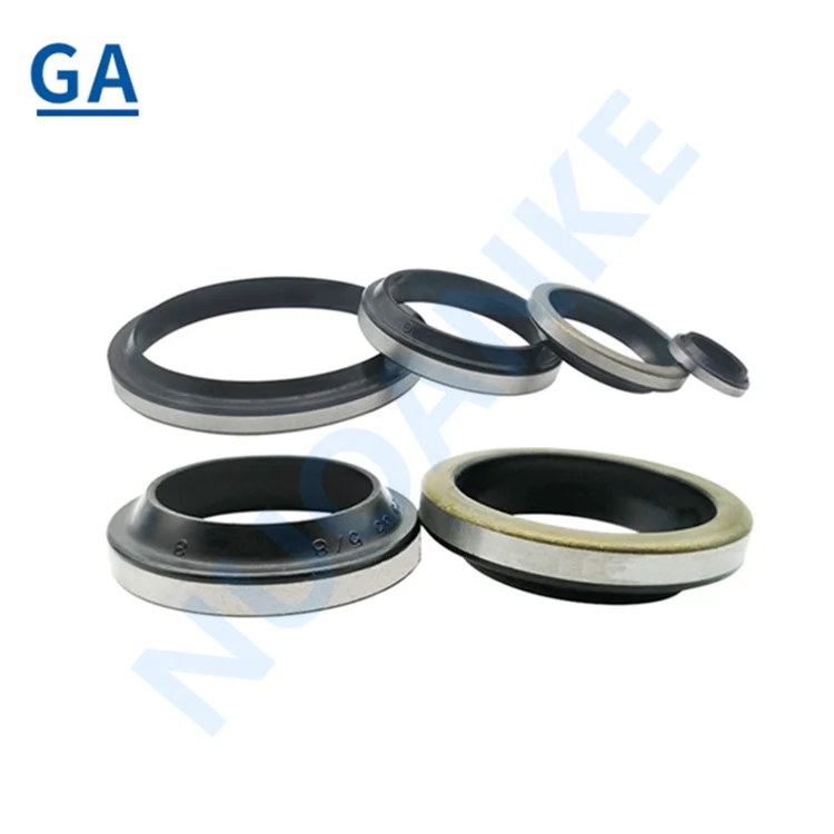 Hydraulic Cylinder Seal Ring Metal Skeleton Oil Seal NBR Rubber Dust PU Wiper GA Seal