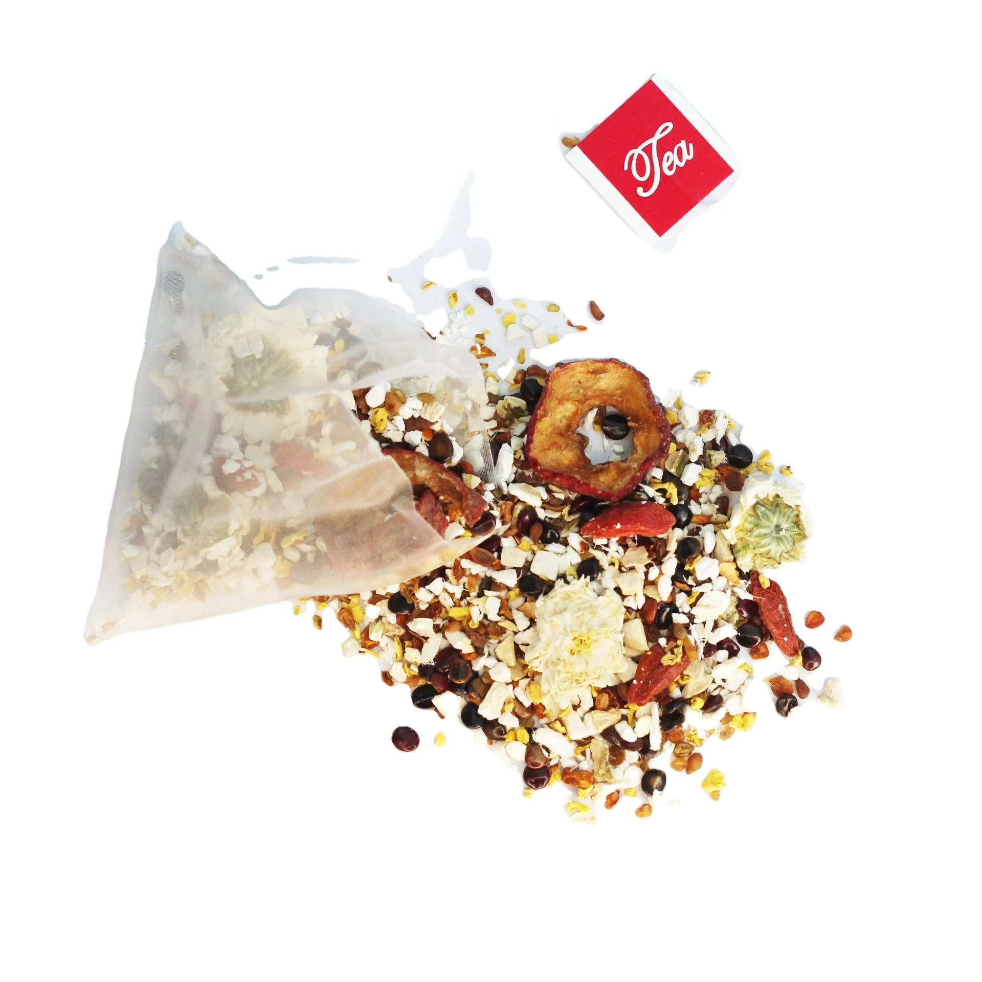 2021 Wholesale Private Label Herbal Healthy Organic Dried Flower Tea with Pueraria After-drinking Tea in individual teabag