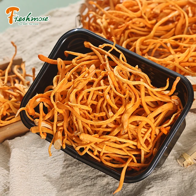 Professional Iried Mushroom Wild Sinensis Cordyceps for wholesales