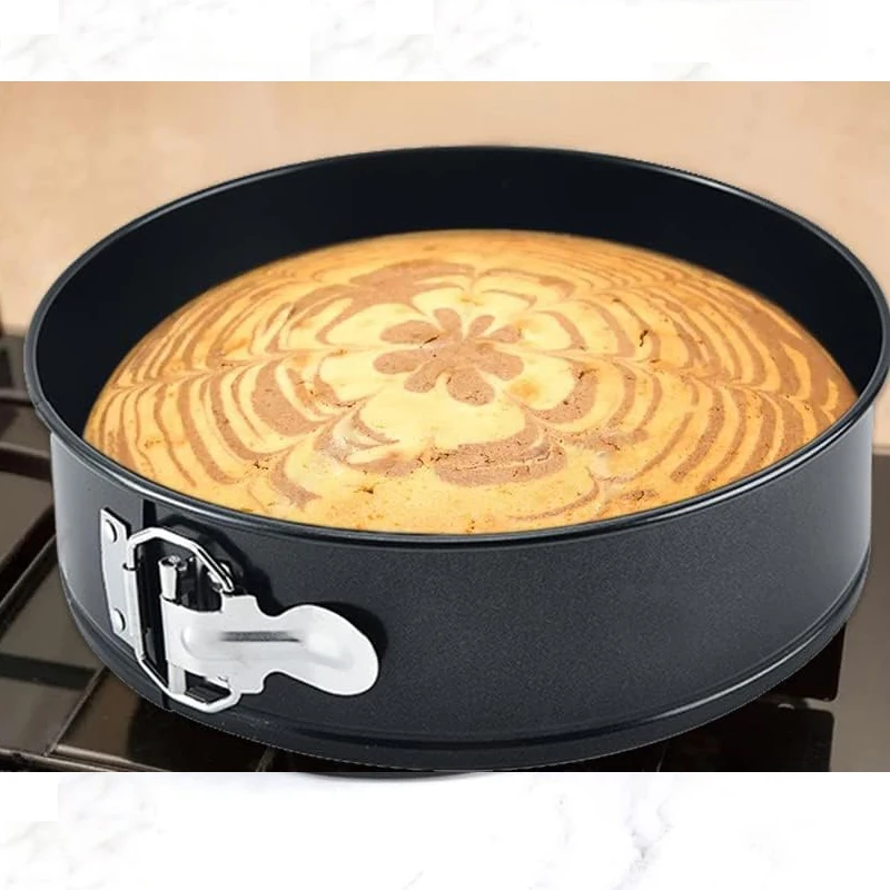Round Nonstick Carbon Steel Cake Moulds Springform Pans Bakeware for Baking