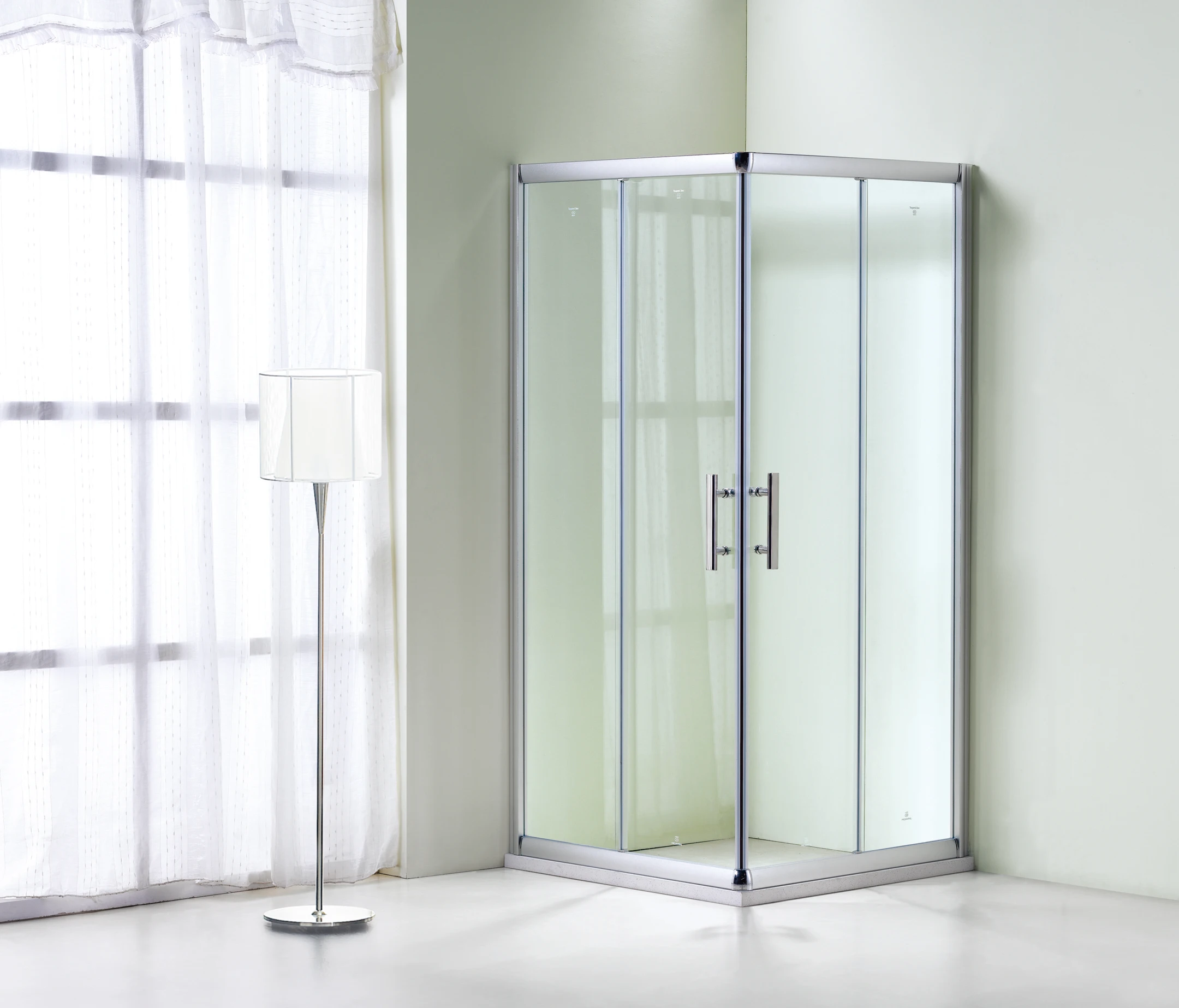 Factory Direct Sale Aluminum Frame Sliding door Tempered Glass Square Shower Room shower Cabin