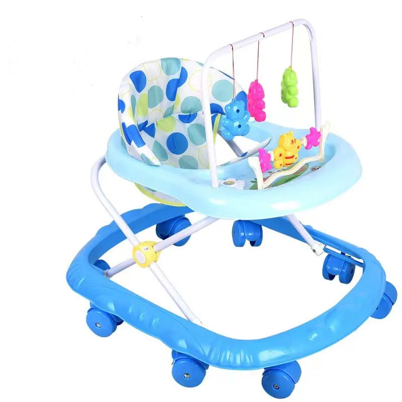 2023 Kids baby walker  6 to 18 months babies children seater walker for Kids blue toy great music with blue Wheels Children