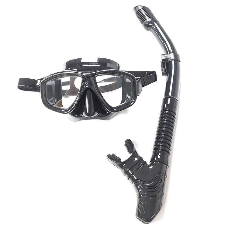 Best Price Adults Cool Fashion Design Freediving Snorkeling Adult 2-Pieces Custom Diving Mask And Snorkel Set