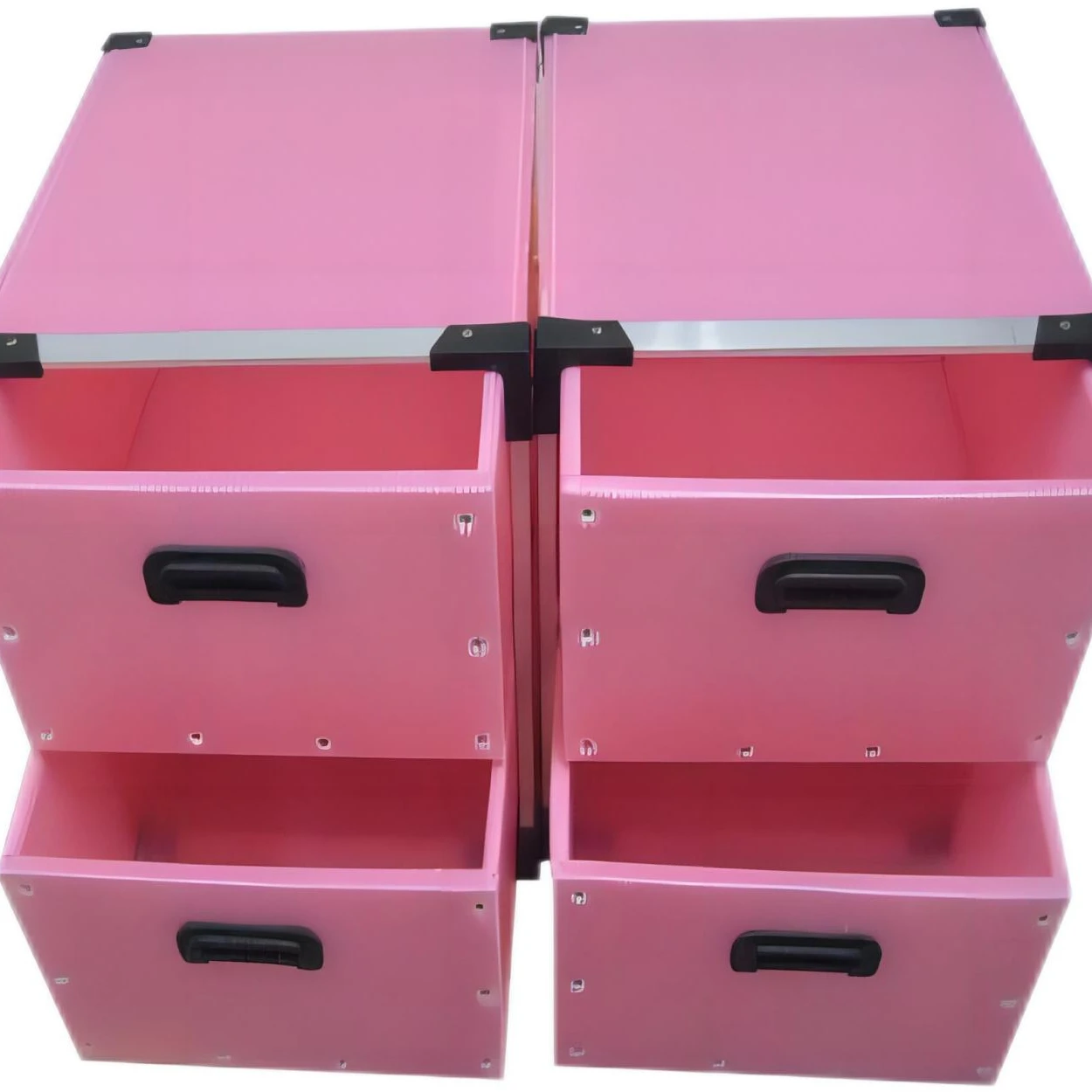 Plastic Handles Corrugated  Bule Pp Plastic Fruit Board or Plastic Handles Corrugated