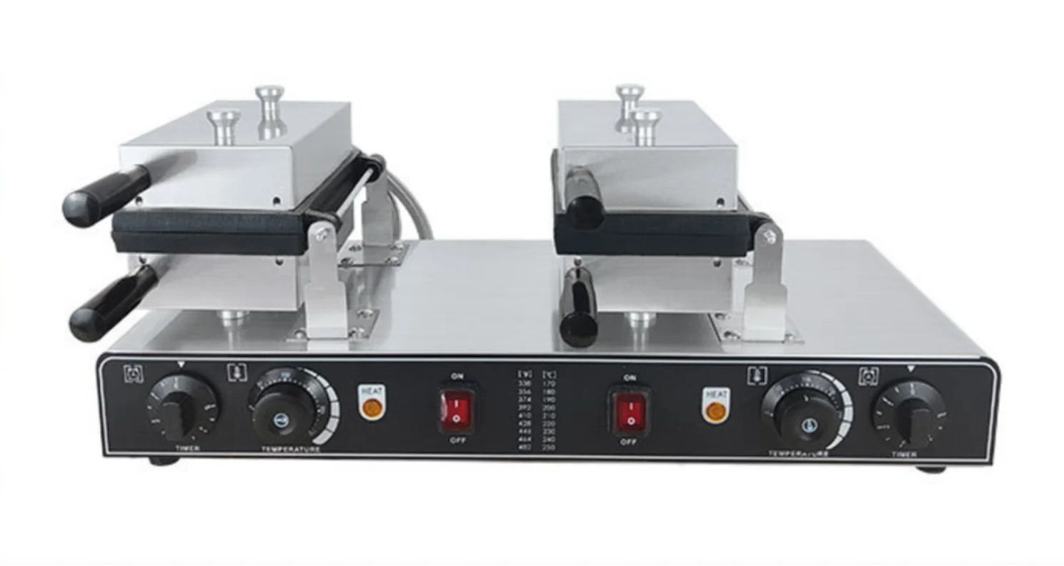 Electric Walnut Waffle Multi Snack Machines Double Head Walnut Cookie Maker And Walnut Shaped Cake Manju Waffle Maker Machine