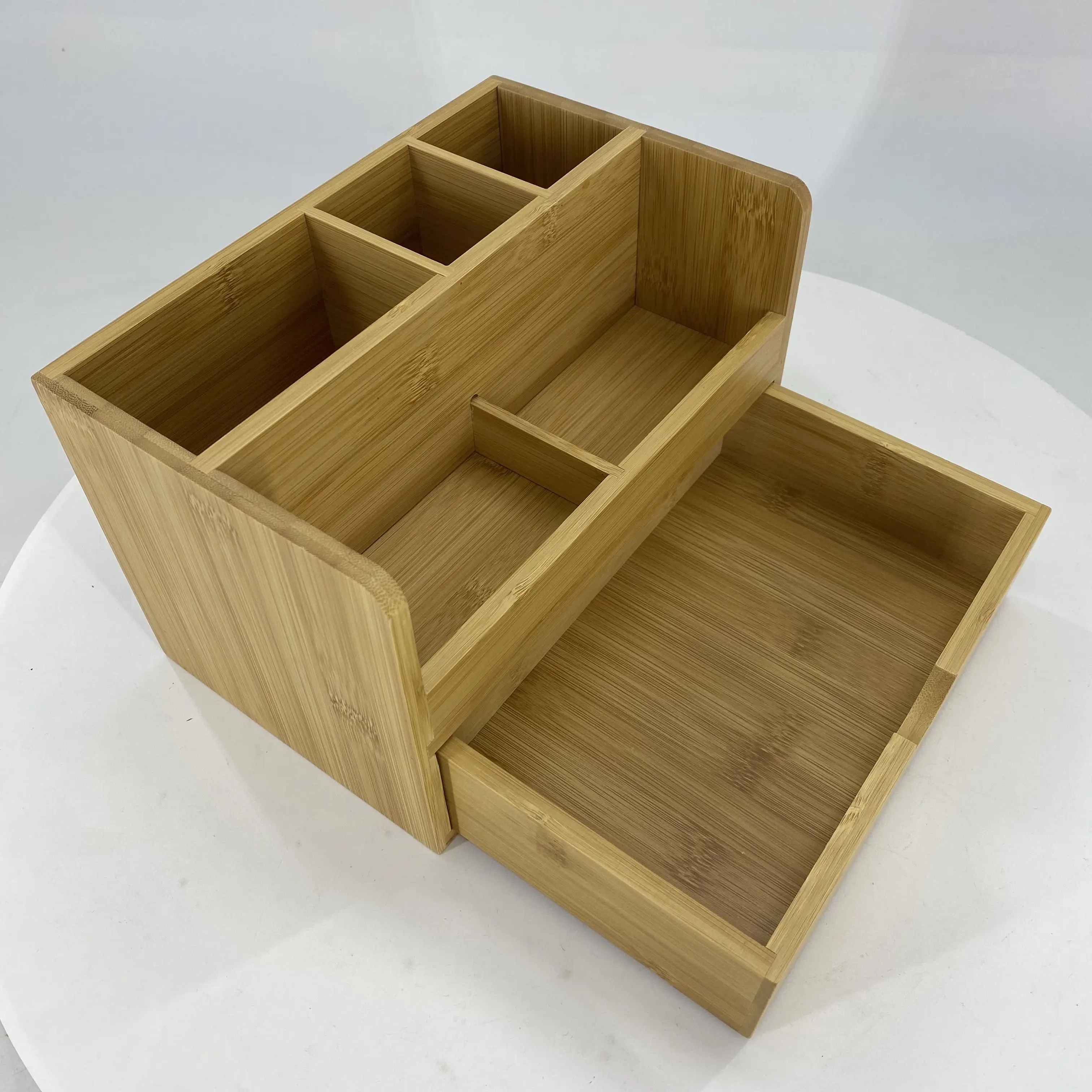 Bamboo Desk Organizer Storage Accessories 0ffice bamboo desk organizer bamboo desktop organizer with drawer