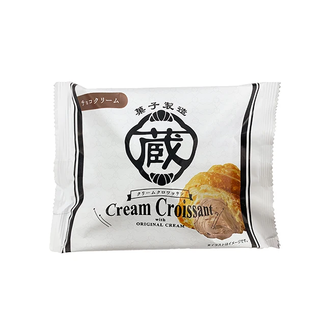 Japanese Kuraya wholesale chocolate croissant filled with cream