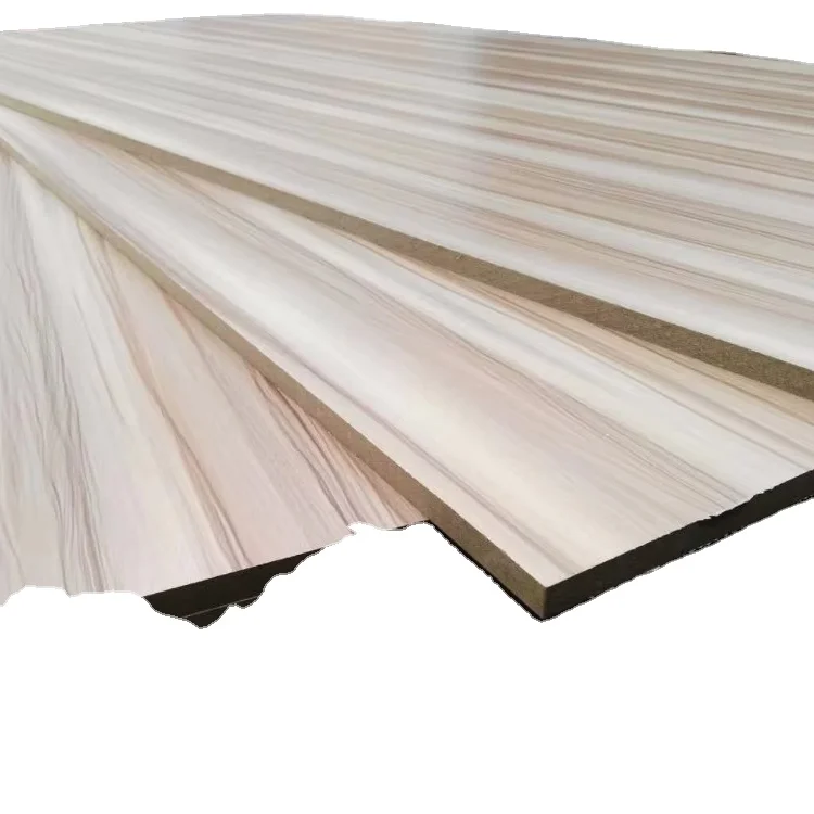 2mm 3mm 5mm 12mm 15mm 18mm Waterproof Fire Rated Furniture Raw Plain Melamine Faced Wood MDF Board