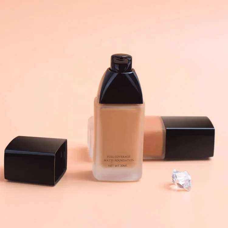 New Waterproof Flawless 12H Lasting Full Coverage Matte Liquid Foundation Private Label Makeup Factory