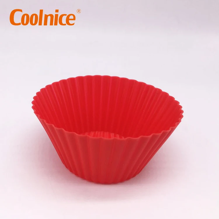 Food Grade Silicone Cup Cake chocolate mold silicone plastic egg tart  tray mold