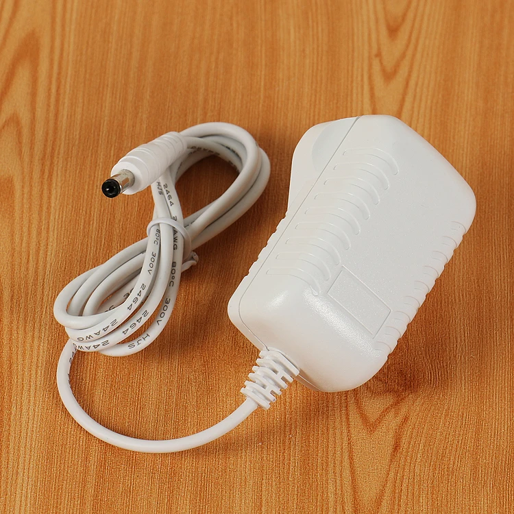 12V1A uk white power adapter 12V line with 303 control switch white 5V 9V 12V 24V0.5A 1A 2A white adapter