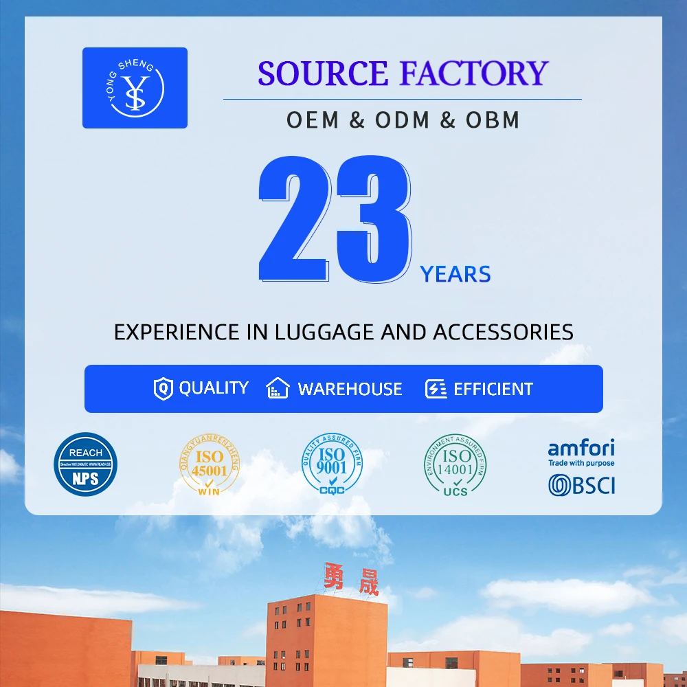 Factory travel luggage aluminium frame suitcase PC carry on luggage for business travel