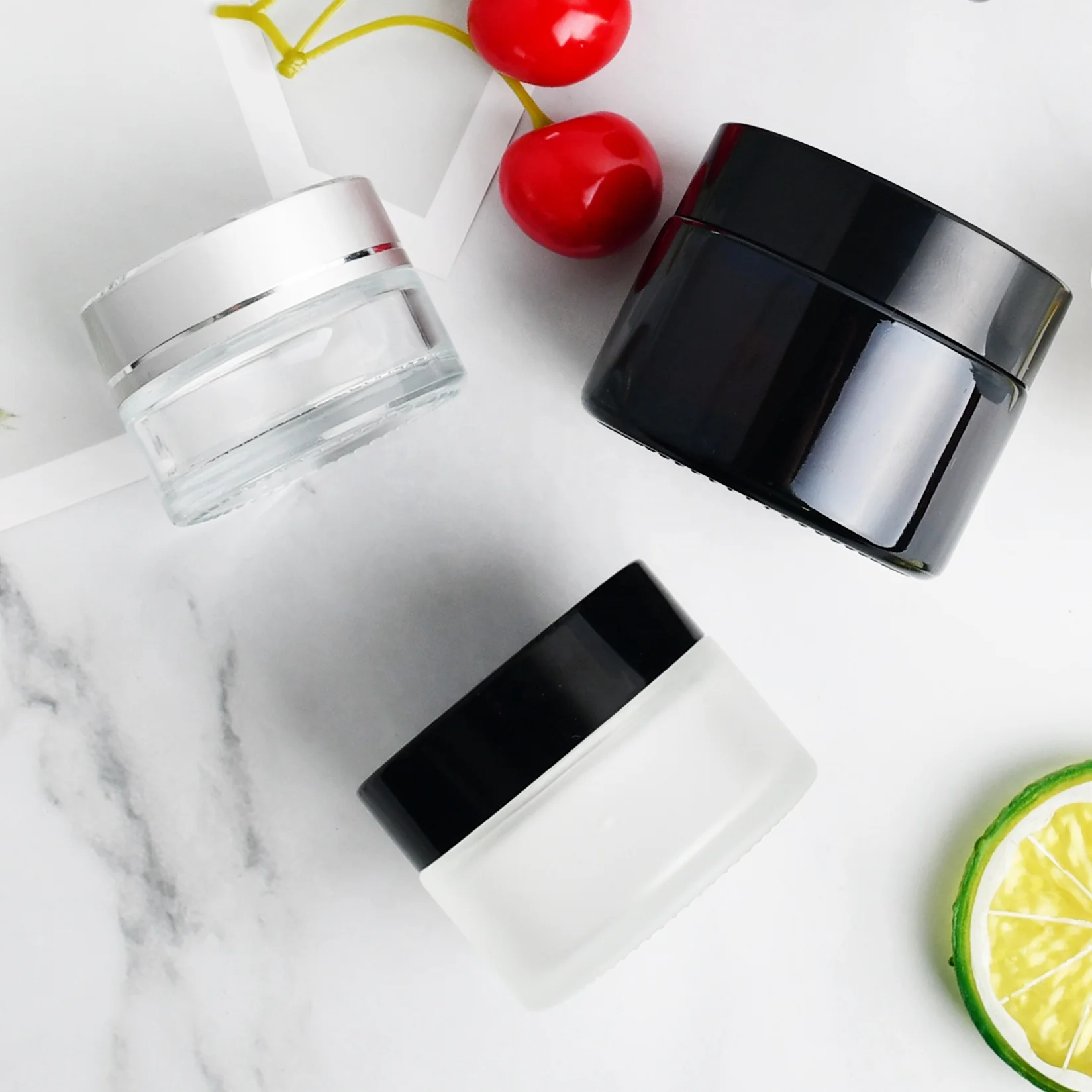 5g 10g 15g 20g 30g 50g 60g 100g pots en verre produits cosmetiques cosmetique luxe pot pour emballage givres les pots cosmetique