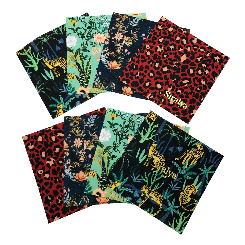 Popular Digital Printing Gold foil Embossing Micro Fiber Cleaning Cloth