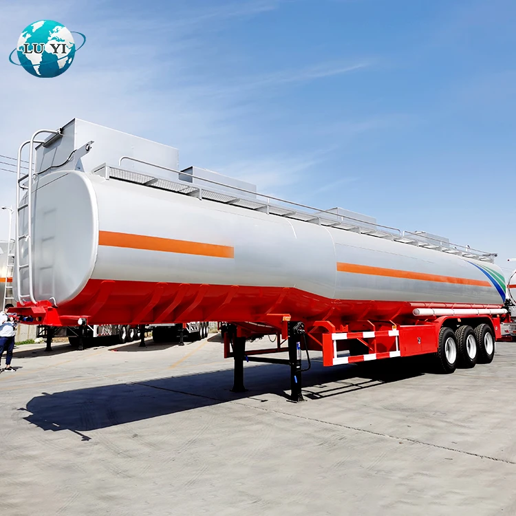 Трёхосный грузовой автомобиль с 60000 литров 3 отсек ладони топливного бака сырой нефти бак полуприцеп насосом
