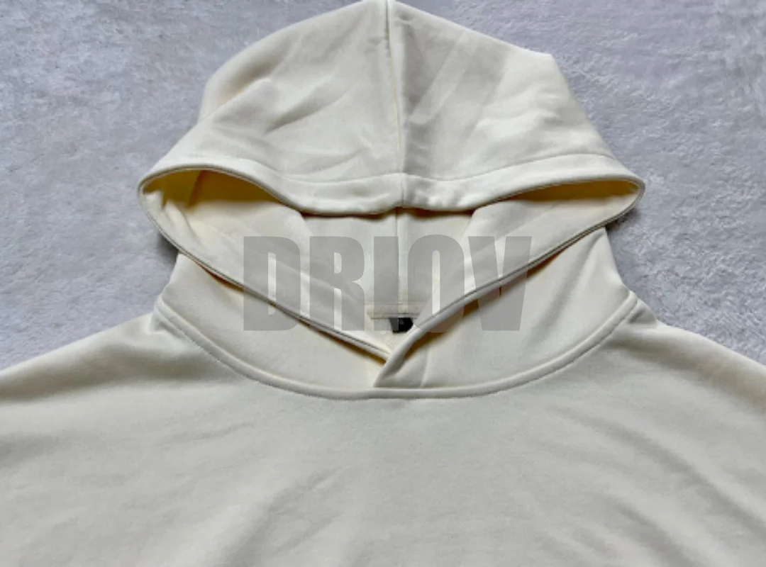 Custom low MOQ raw hem hoodie logo puff printed raw hem long sleeve cotton cut edge custom black raw hem hoodie for men