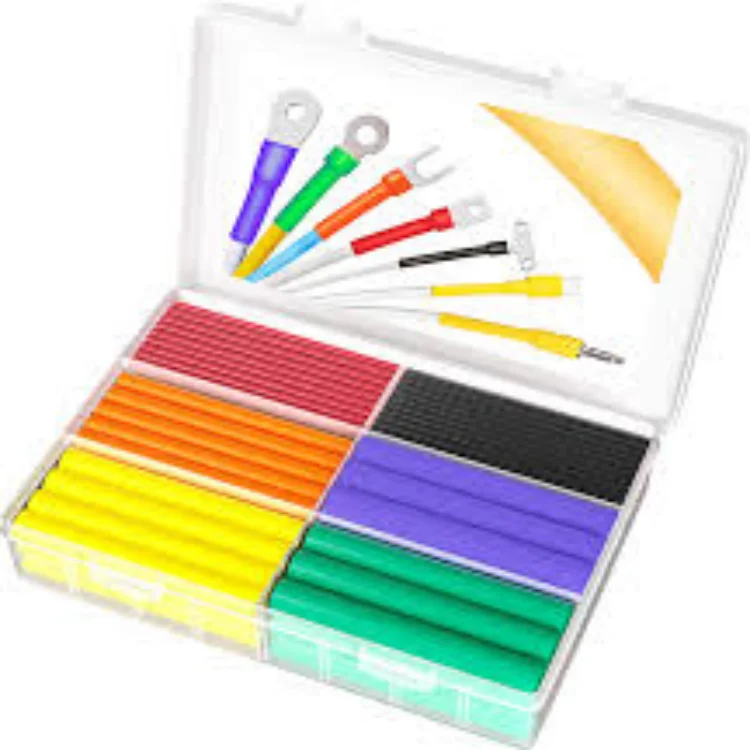 Heat Shrink Tube Set 580 Pieces High-Quality EVA 6 Colors Perfect for Electrical Insulation, Cable Repairs Wire Connections