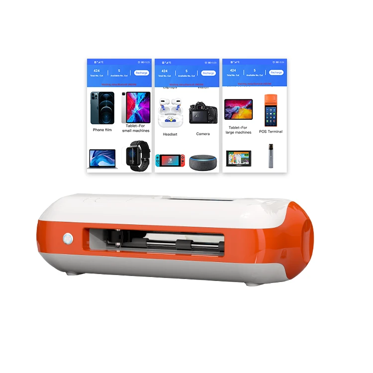 2022 Touch Portable Tpu Film Phone Screen Protector Cutting Machine For Iphone 13 12 Samsung  Huawei