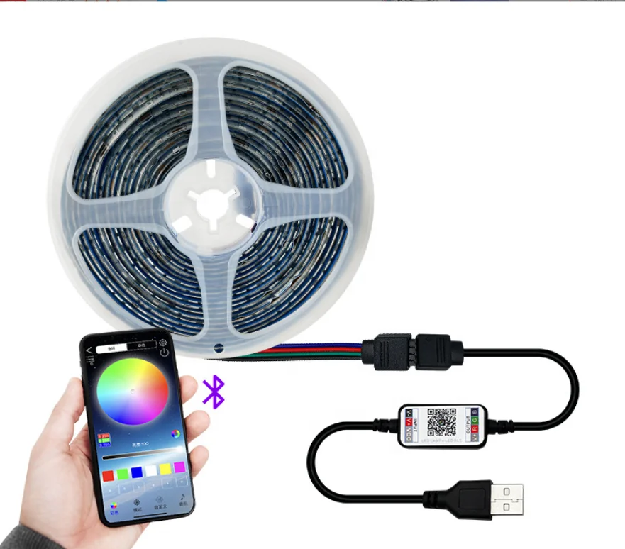 battery powered flexible led strip light,power bank led strip