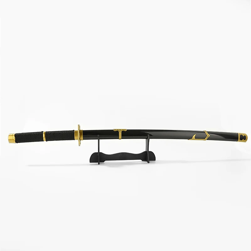 Japanese Anime One Piece Katana Wooden Swords Roronoa Zoro Cosplay Toy Ninja Swords with Sheath