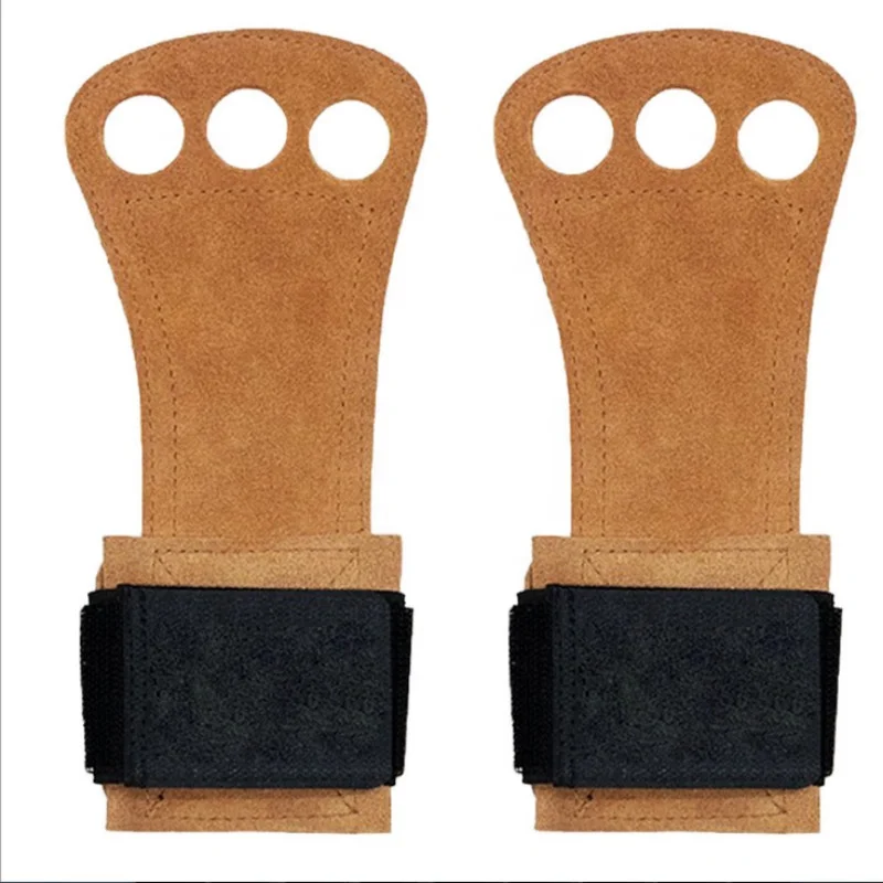 New Riding Three Finger Weightlifting Sports Fitness Thin Section Leather Gloves