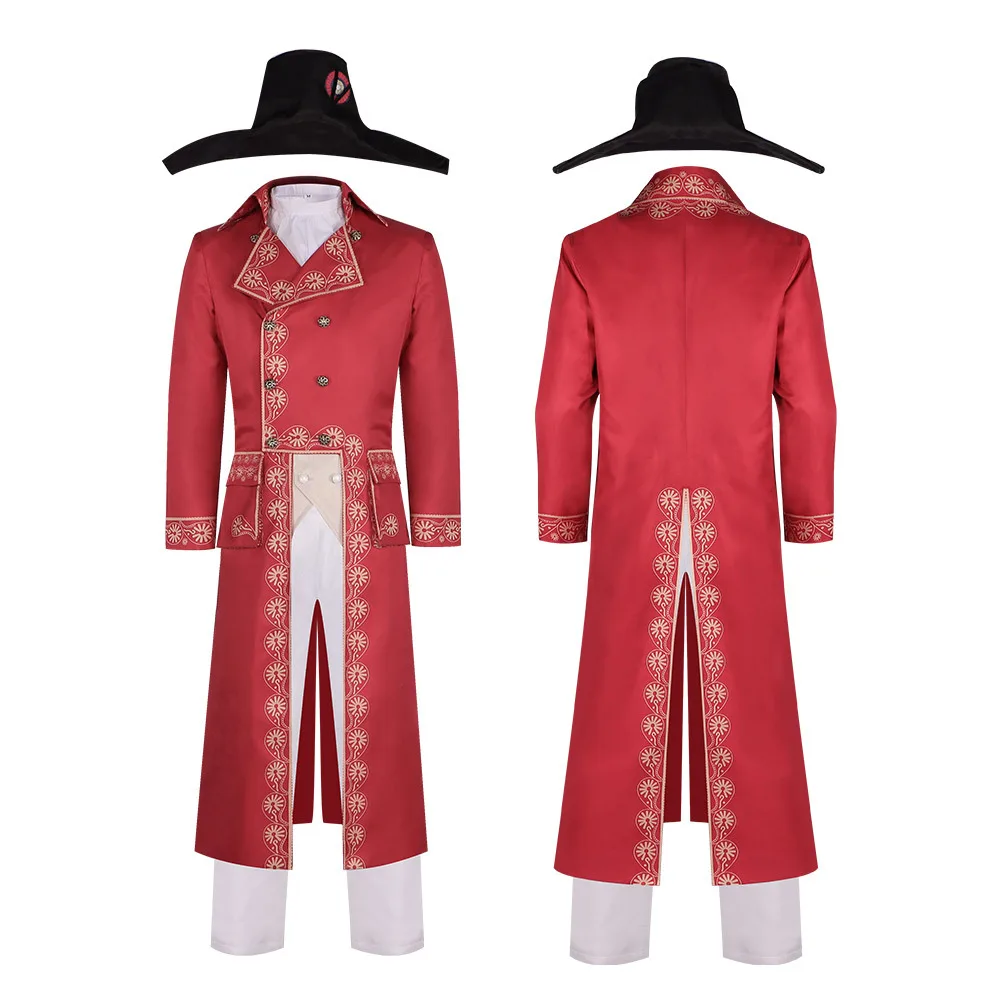 New Movie Napoleon Costume for Boys Sexy Retro Medieval Court Set for Cosplay Includes Dresses Fancy Animal Character Style