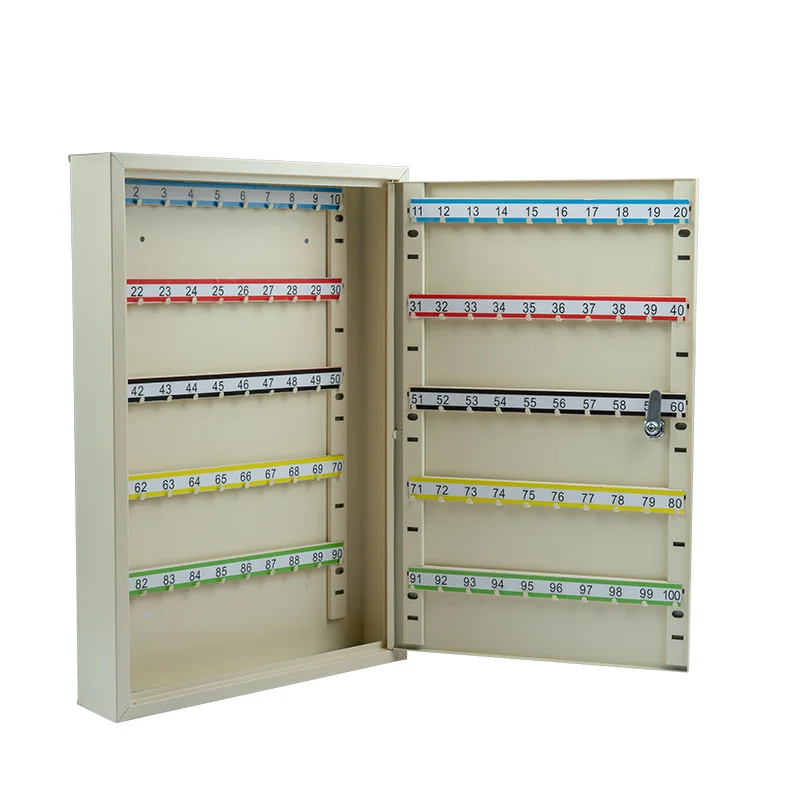 Новый дизайн главный Сейф для ключей 300k коробка с замком и ключом стальной порошковым покрытием Сейф для ключей