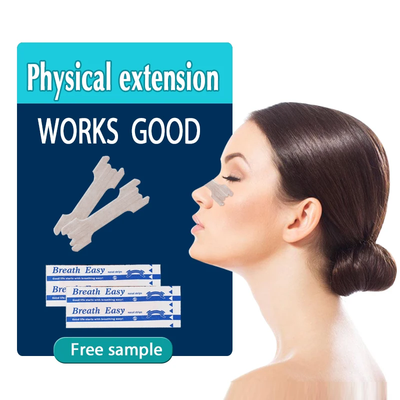 OEM service free adhesive nasal strips sleep patch for snoring