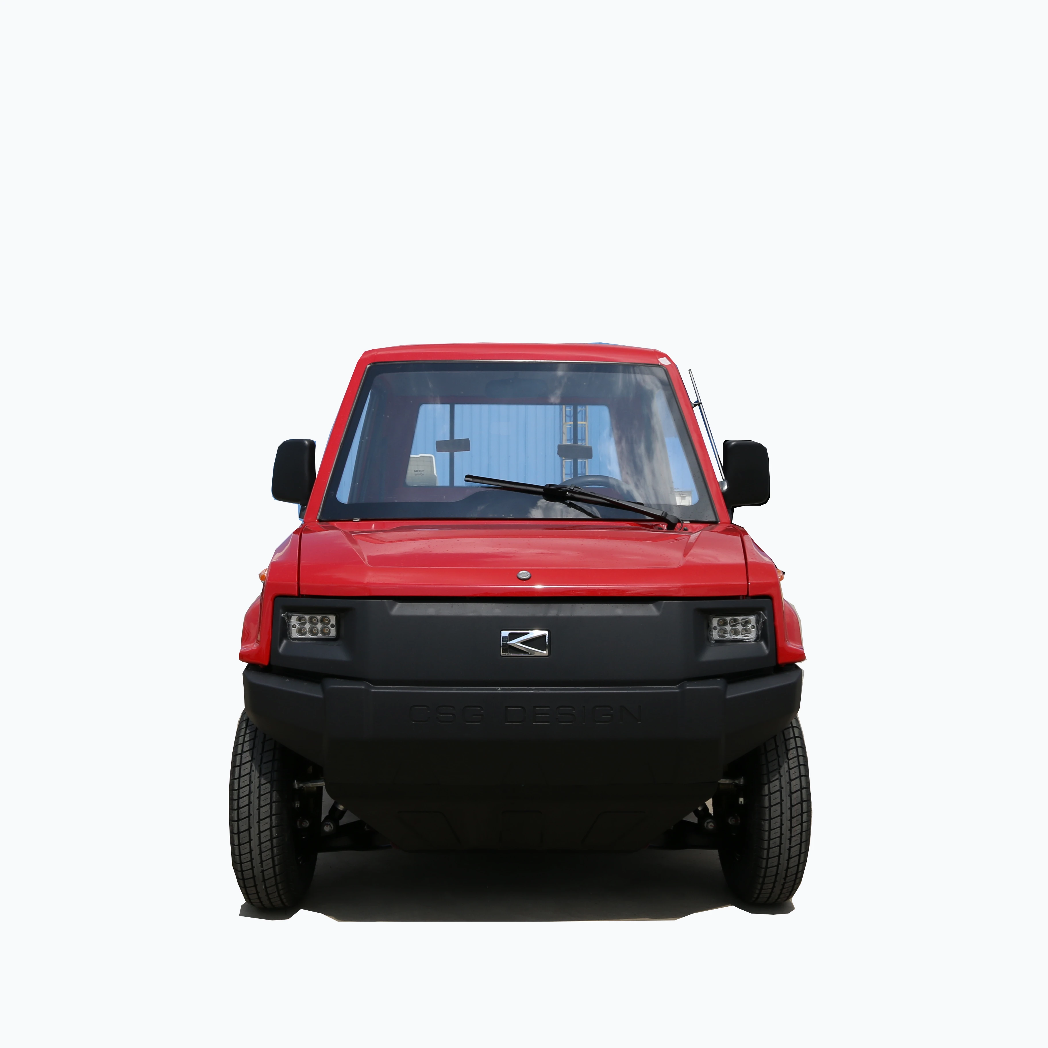 Factory Direct Sale Kunke Electric Pick-up Truck 2 Seat 4 Wheel Electric Mini Truck For Sale