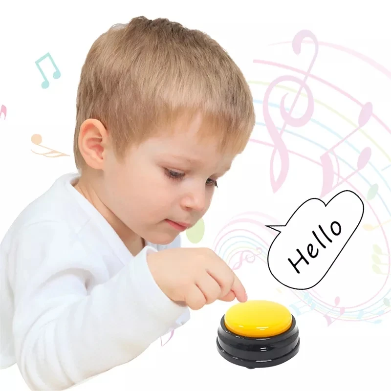 Quality Recordable Button  Communication Speaking Answer  Toys Sound Buttons For Kids Learning