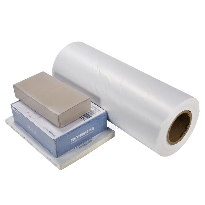 2022 Hot Sale Clear 100% Compostable Biodegradable Food Grade Pof Polyolefin Heat Shrink Film 35mm Transparent Roll PE Soft TUV