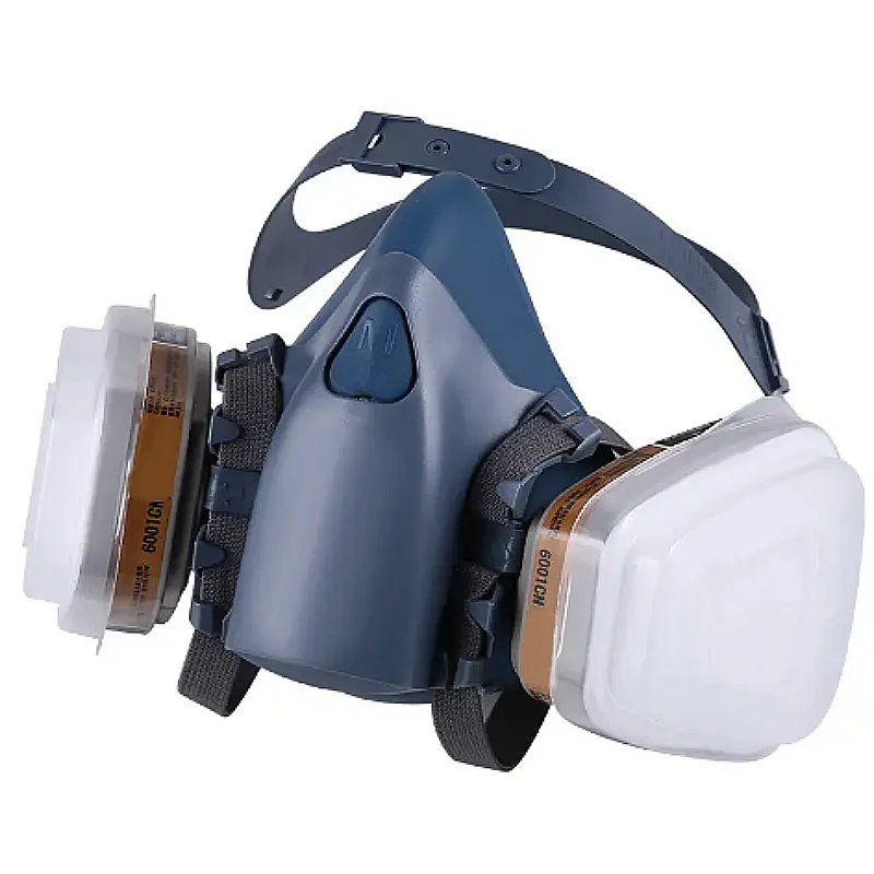 7502 gas mask with 6001 filter half face mask