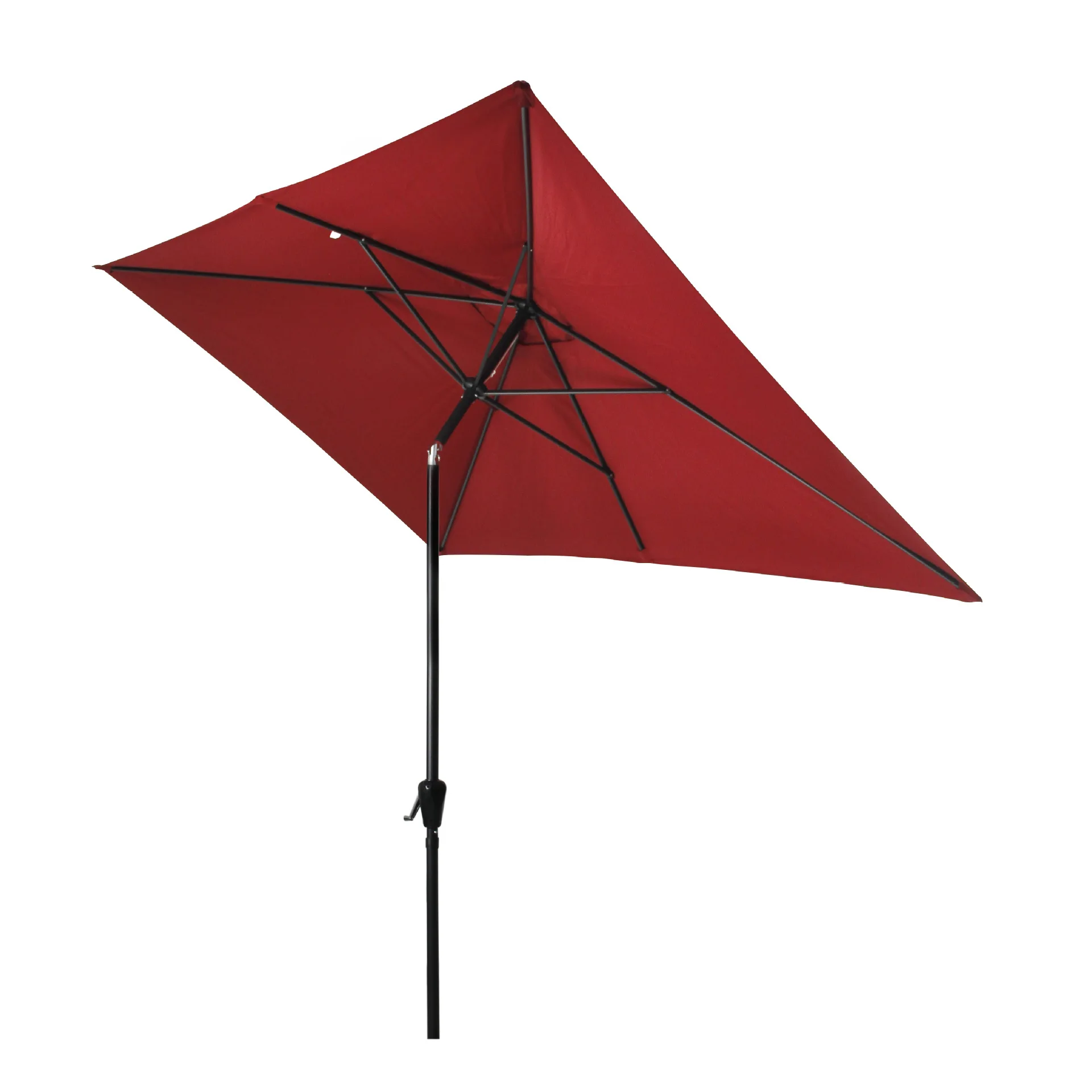 Square 6 Iron Ribs Waterproof 180g Polyester Fabric Custom Color and Logo UV protection Beach Hotel Available Outdoor Umbrella