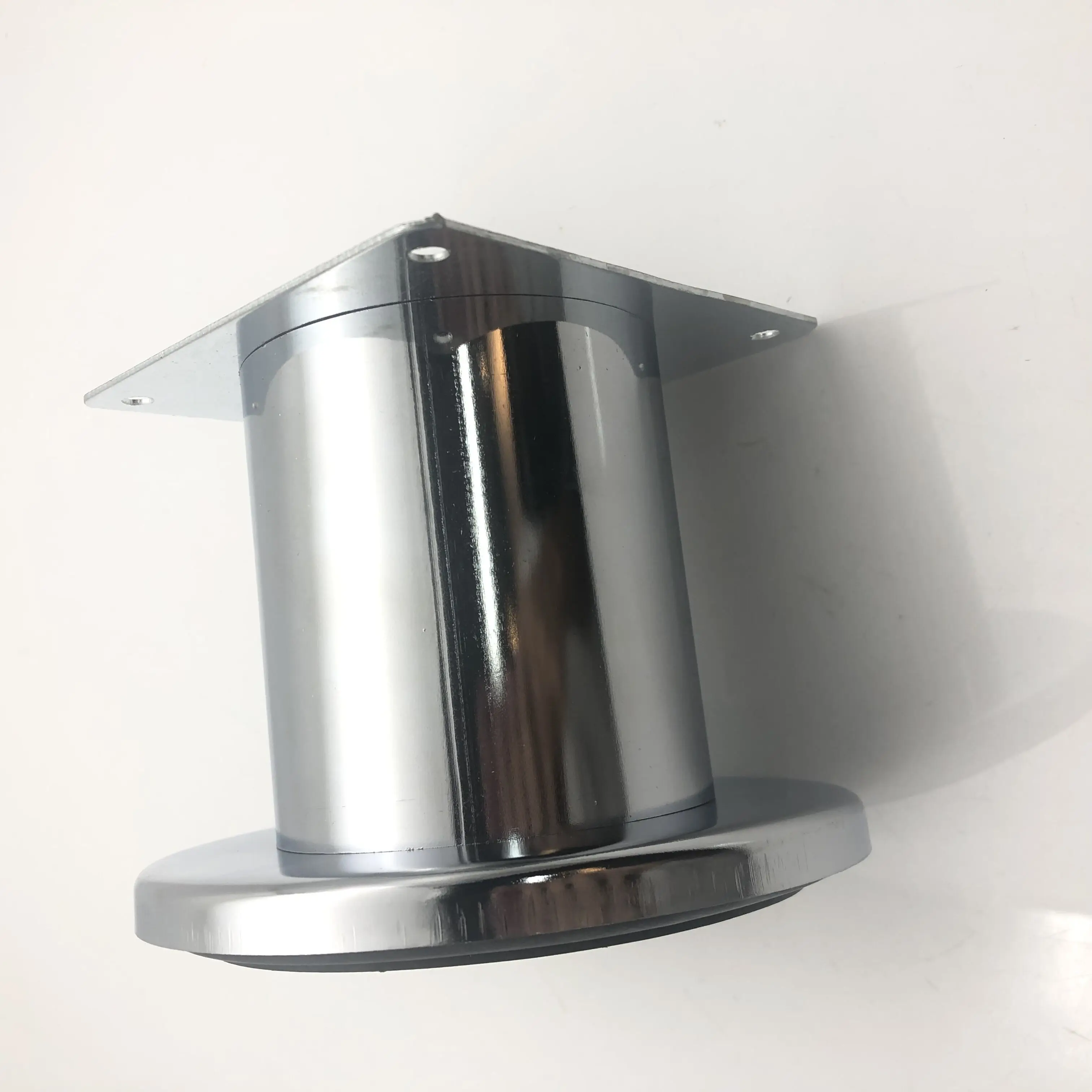 TK-021A Modern Type 75mm Straight Tube Furniture Hardware Metal Bed Legs Cabinet Feet Sofa Leg