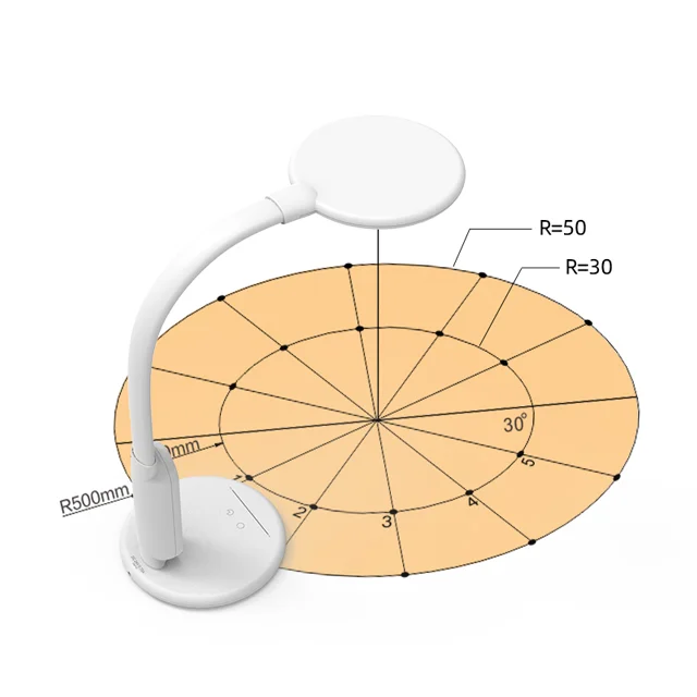 Bending Adjustment Dimmable Smart Led Touch Switch Eye Protection Desk Lamp for Student Children Desk Lamp